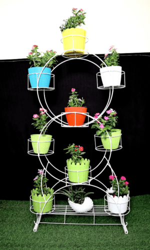 10 flower pot stand
