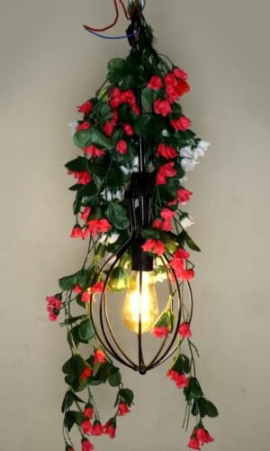 Decor Lights with artificial flowers