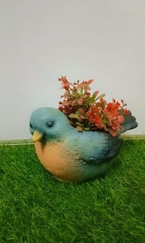 Cheerful Farm Cow Planter – Whimsical Spotted Cow Figurine Flower Pot